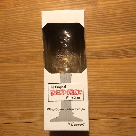 Other - 🌸BOGO ALL $10&under! Original Redneck wine glass!